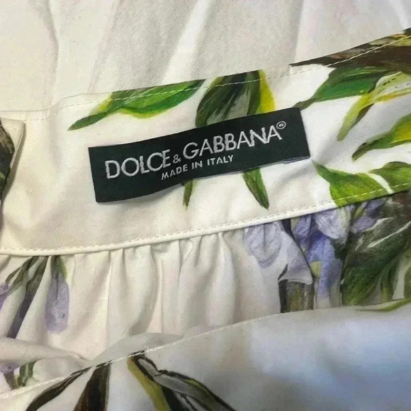 NEVER WORN! Brand new Dolce & Gabbana full skirt with flower prints! So cute! - Picture 2 of 8